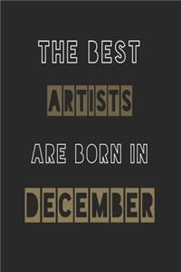 The Best artists are born in December journal