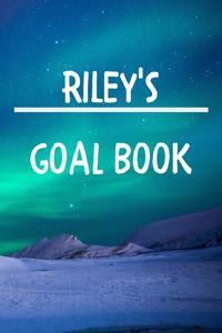 Riley's Goal Book: New Year Planner Goal Journal Gift for Riley / Notebook / Diary / Unique Greeting Card Alternative