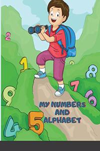My Numbers and Alphabet, Colors and Shapes Toddler Coloring Book with The Learning Bugs