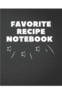 Favorite Recipe Notebook