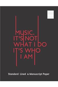 Music It´s Not What I Do, It´s Who I Am