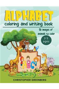 Alphabet Coloring and Writing Book