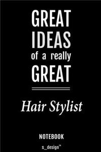 Notebook for Hair Stylists / Hair Stylist