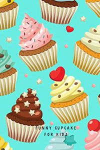 Funny cupcake notebook for kids