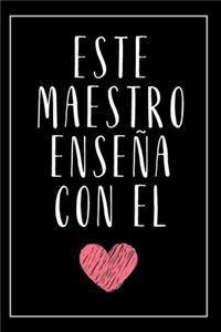 Cuaderno Con Frase Para Maestros