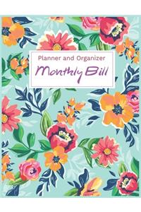 2020 Monthly Bill Planner and Organizer (Volume 10)