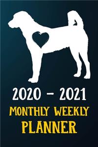 2020 2021 Monthly Weekly Planner