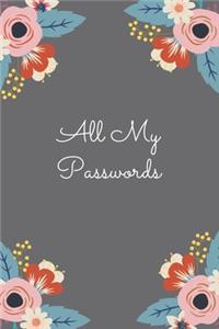 All My Passwords