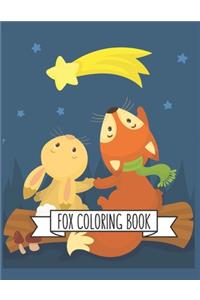 Fox Coloring Book
