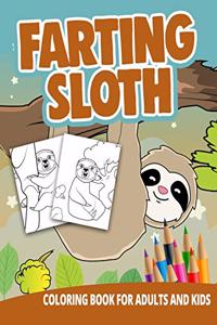 Farting Sloths Coloring Books For Adults And Kids