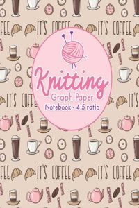 Knitting Graph Paper Notebook - 4
