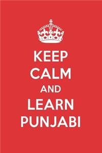 Keep Calm and Learn Punjabi: Punjabi Designer Notebook