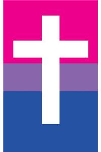 Christian Cross Bisexual Pride Flag - Lined Notebook