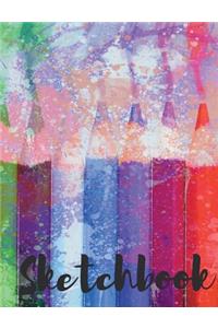 Colorful Pencils Sketchbook
