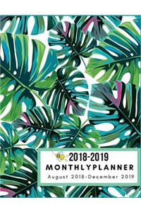August 2018 - December 2019, 2018-2019 Monthly Planner