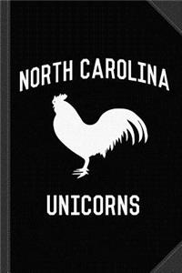 North Carolina Unicorns Journal Notebook