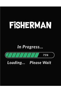 Fisherman in Progress Loading Please Wait