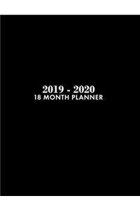2019-2020, 18 Month Planner