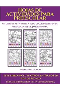 Deberes preescolar (Hojas de actividades para preescolar)
