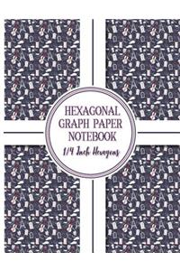 Hexagonal Graph Paper Notebook