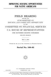 Improving Housing Opportunities for Native Americans