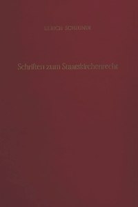 Schriften Zum Staatskirchenrecht