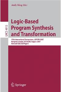 Logic-Based Program Synthesis and Transformation