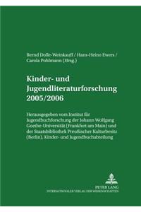 Kinder- Und Jugendliteraturforschung 2005/2006