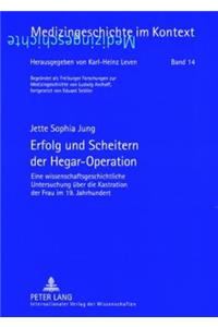 Erfolg und Scheitern der Hegar-Operation