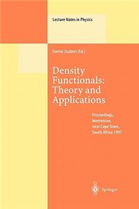 Density Functionals: Theory and Applications