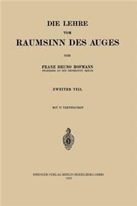 Die Lehre vom Raumsinn des Auges