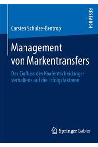 Management Von Markentransfers