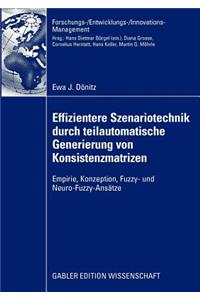 Effizientere Szenariotechnik durch teilautomatische Generierung von Konsistenzmatrizen