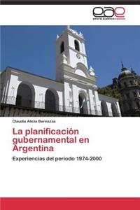 La planificación gubernamental en Argentina