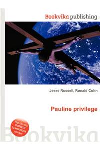 Pauline Privilege