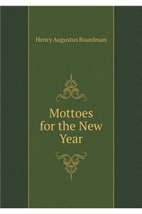 Mottoes for the New Year