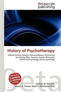 History of Psychotherapy