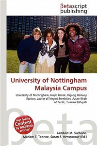 University of Nottingham Malaysia Campus