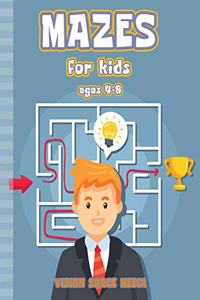 Mazes For Kids Ages 4-8
