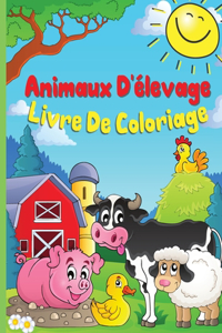 Animaux de la Ferme Livre de Coloriage