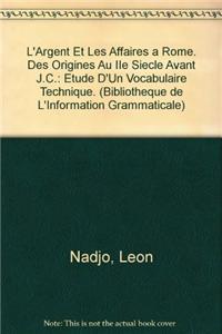 L'argent Et Les Affaires a Rome