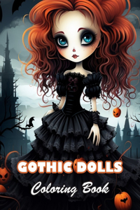 Gothic Dolls Coloring Book