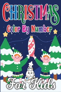 Christmas Color By Number For Kids