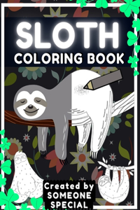Sloth Coloring Book