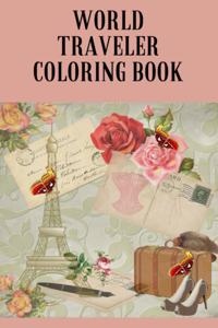 World Traveler Coloring Book