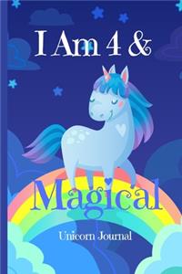 Unicorn Journal I Am 4 & Magical
