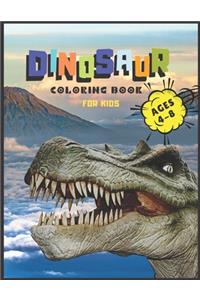 Dinosaur Coloring Book for kids ages 4-8