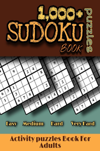 1,000+ Sudoku Puzzles Book Activity Puzzles Book for Adults