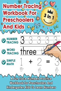 Number Tracing Workbook For Preschoolers And Kids