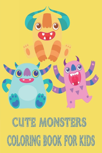 Cute Monsters Coloring Book